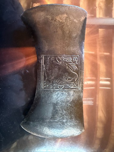 Double bit black raven axe - black,